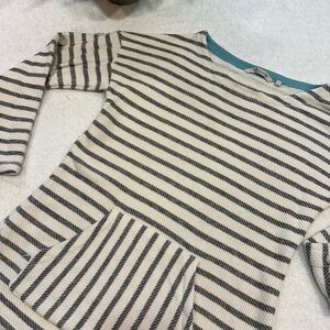 Soft Surroundings Beachy Striped Pullover w/Pocket ⛱️